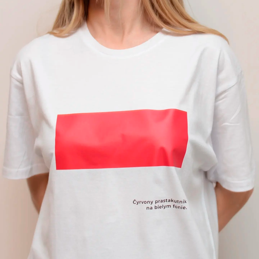 T-shirt "Red Rectangle" (Unisex)