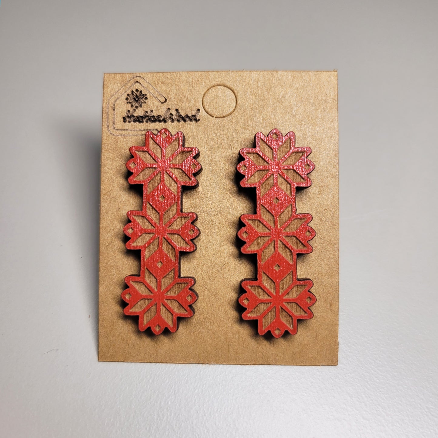 Earrings "Belarusian ornament"