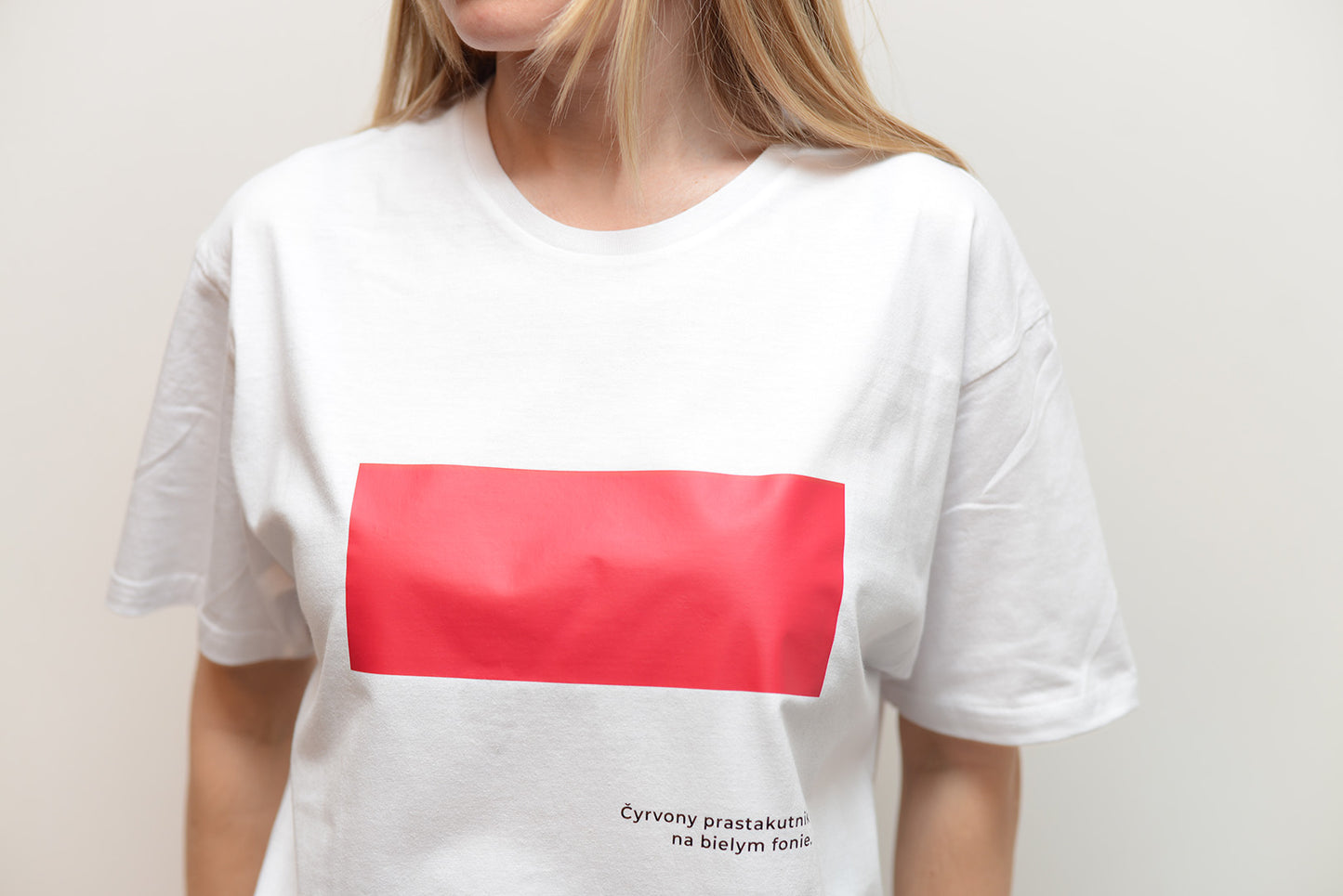 T-shirt "Red Rectangle" (Unisex)