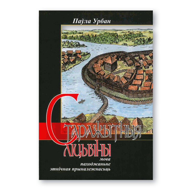 Вокладка кнігі «Старажытныя ліцьвіны: мова, паходжаньне, этнічная прыналежнасьць» з гістарычнай сімволікай