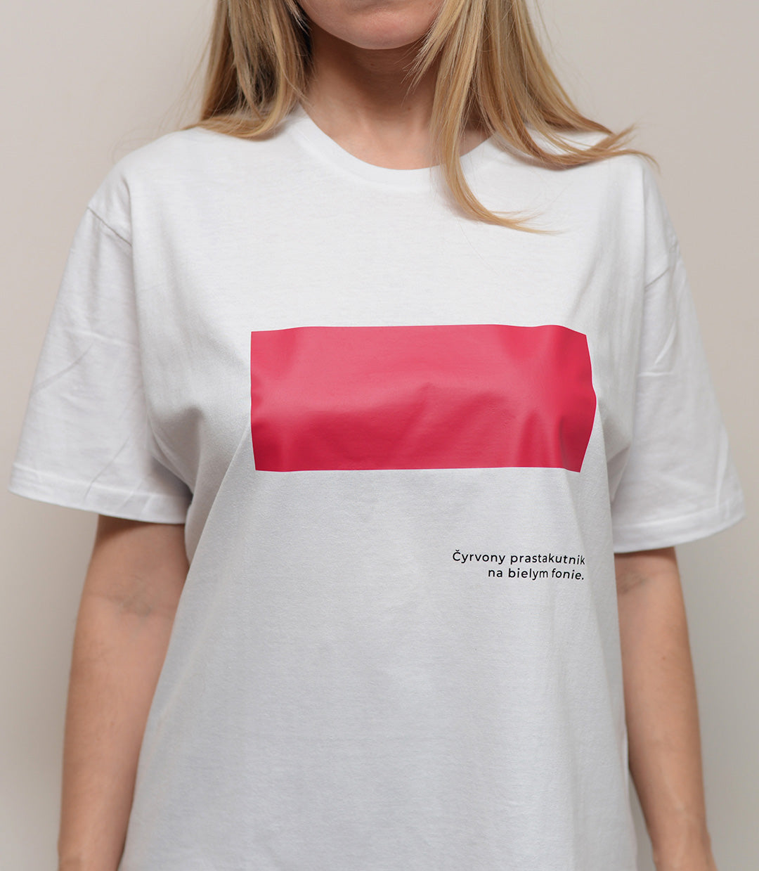 T-shirt "Red Rectangle" (Unisex)