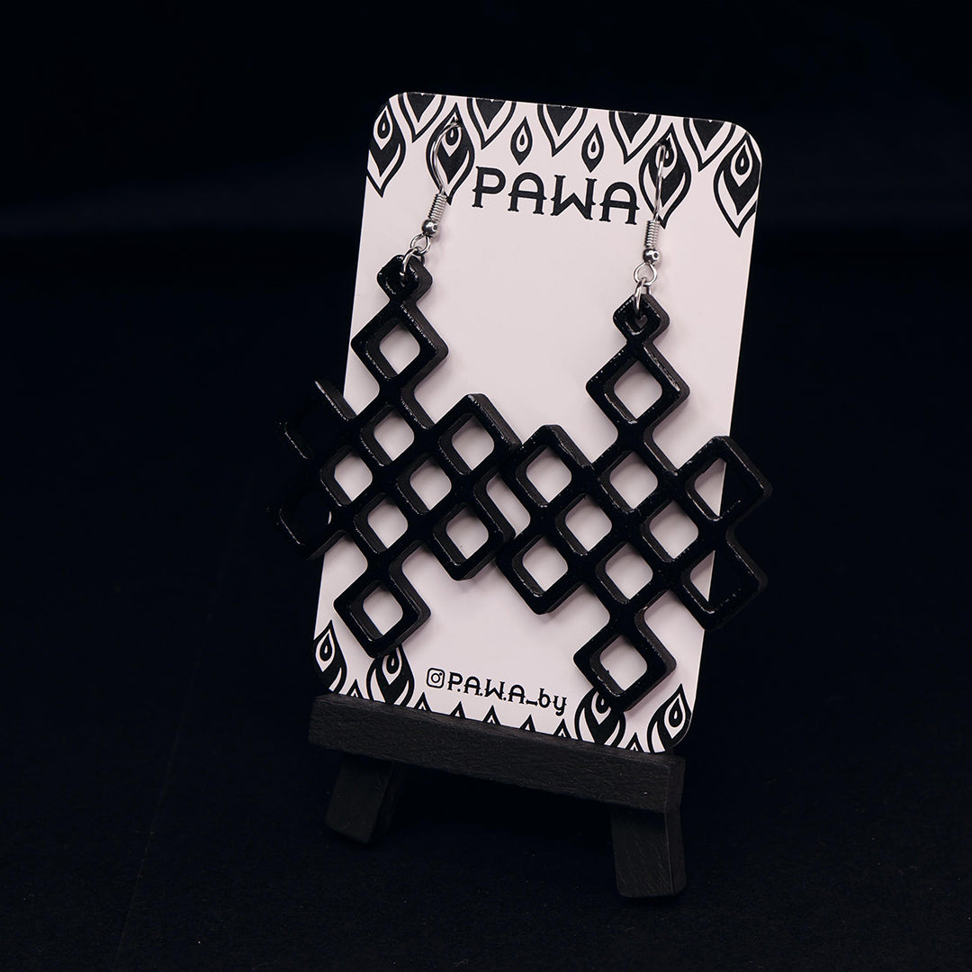 Завушніцы «Арнамент» — упрыгажванні з беларускімі матывамі, сучасны этна-дызайн