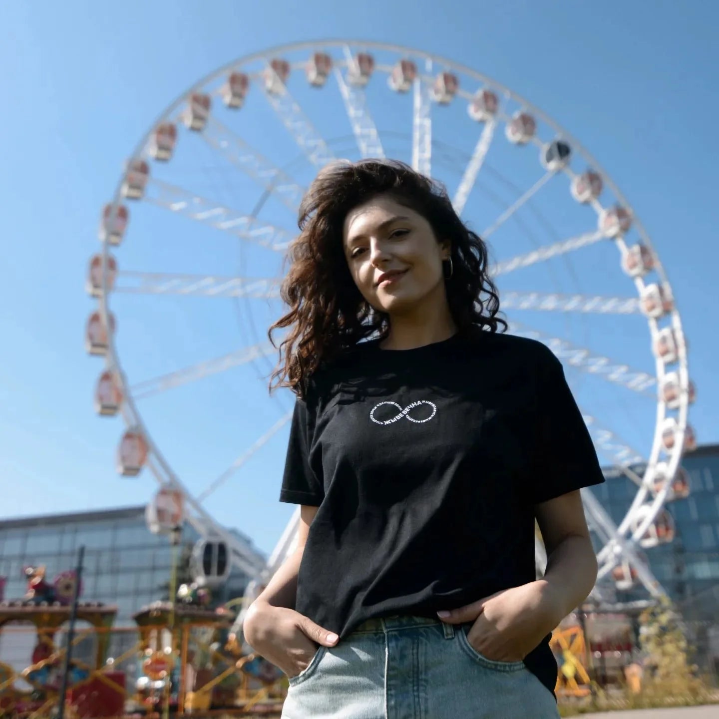 Цішотка «Бясконцая Беларусь» unisex з тэкставым прынтам