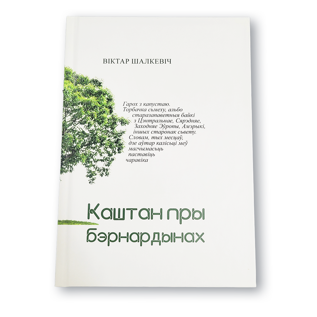 Вокладка кнігі «Каштан пры Бэрнардынах»
