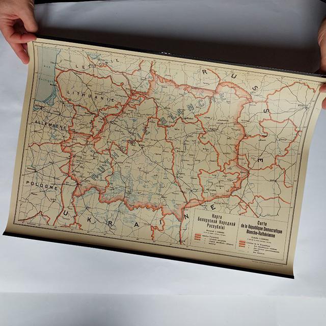 Карта Беларускай Народнай Рэспублікі 1918 года