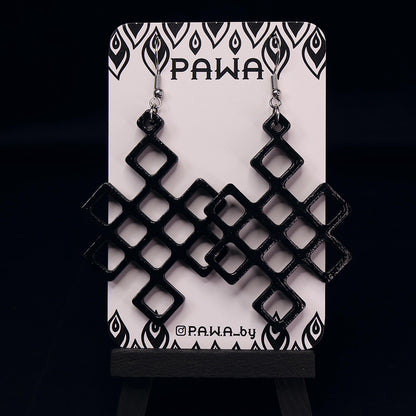 Завушніцы «Арнамент» — упрыгажванні з беларускімі матывамі, сучасны этна-дызайн