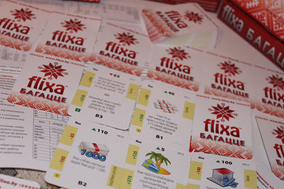 Беларуская настольная эканамічная гульня “Flixa Багацце”