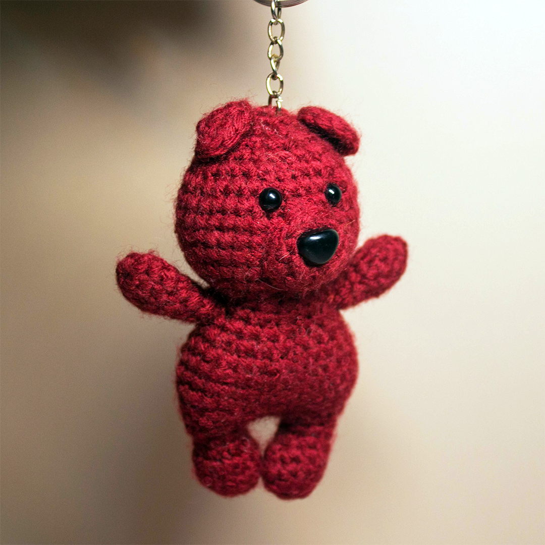 Вязаная бірулька ручной працы